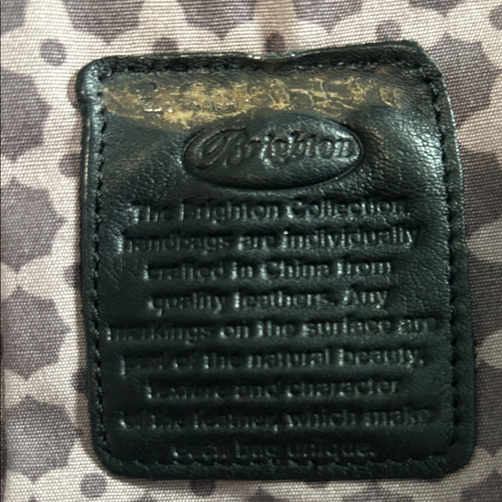 Brighton Black Leather Women's Bag - Picture 8 of 14